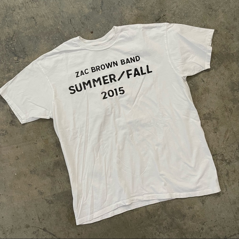 ❤️ …. Zac Brown Band Concert tee